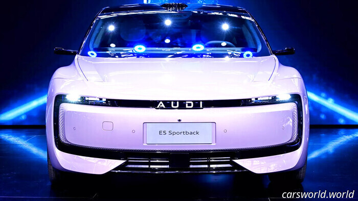 Por supuesto, el nuevo Audi E5 eléctrico es ridículamente barato en China | Carscoops
